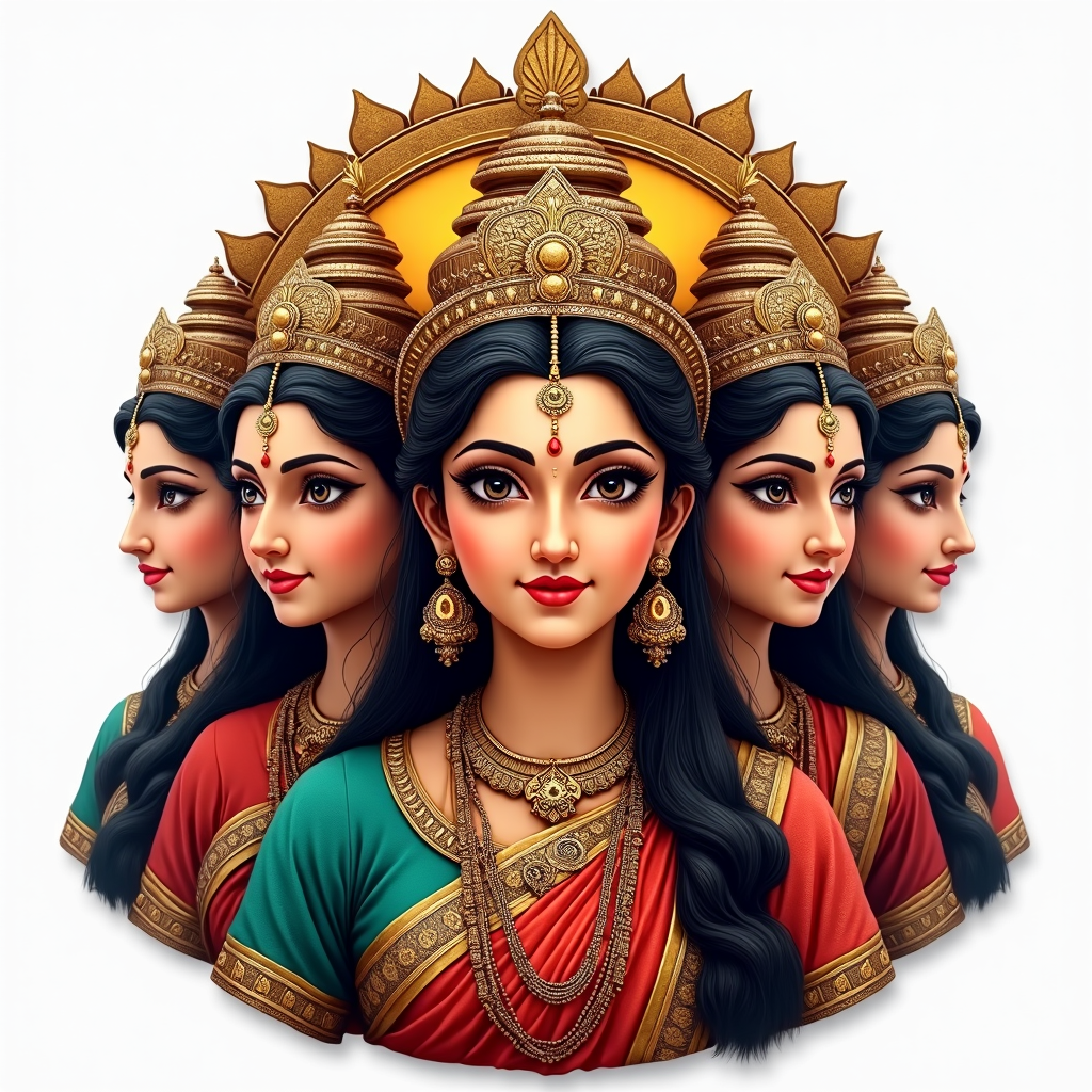 Elegant & Traditional Gods - Magnet v12